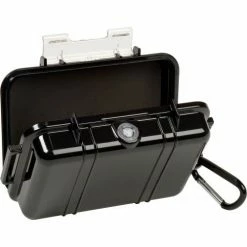 Pelican 1020 Watertight Micro Case With Liner 6-13/16" x 4-3/4" x 2-1/8", Black -Containers & Organizers Sales Store B2102332 02
