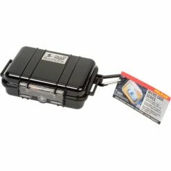 Pelican 1020 Watertight Micro Case With Liner 6-13/16" x 4-3/4" x 2-1/8", Black -Containers & Organizers Sales Store B2102332 06