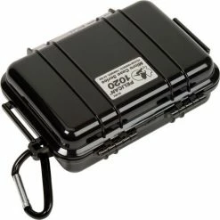 Pelican 1020 Watertight Micro Case With Liner 6-13/16" x 4-3/4" x 2-1/8", Black -Containers & Organizers Sales Store B2102332 07
