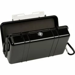 Pelican 1060 Watertight Micro Case With Liner 9-3/8" x 5-9/16" x 2-5/8", Black -Containers & Organizers Sales Store B2102334 02