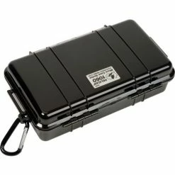 Pelican 1060 Watertight Micro Case With Liner 9-3/8" x 5-9/16" x 2-5/8", Black -Containers & Organizers Sales Store B2102334 07
