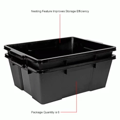 Quantum Storage Systems Quantum Heavy-Duty Latch Container - LC191507-BK - 21"L x 15-7/8"W x 7-3/4"H Black - Pkg Qty 6 22 Quantum Storage Systems Quantum Heavy-Duty Latch Container - LC191507-BK - 21"L x 15-7/8"W x 7-3/4"H Black - Pkg Qty 6 -Containers & Organizers Sales Store B2264784IN 3wco