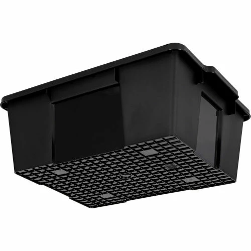Quantum Storage Systems Quantum Heavy-Duty Latch Container - LC191507-BK - 21"L x 15-7/8"W x 7-3/4"H Black - Pkg Qty 6 4 Quantum Storage Systems Quantum Heavy-Duty Latch Container - LC191507-BK - 21"L x 15-7/8"W x 7-3/4"H Black - Pkg Qty 6 - Image 4
