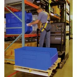 Quantum Storage Systems Quantum Plastic Rack Bin, 19-7/8"W x 41-7/8"D x 17-1/2"H, Gray -Containers & Organizers Sales Store B472268 02 1