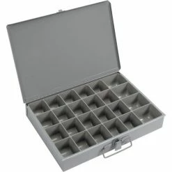 Durham Mfg. Durham Steel Scoop Compartment Box 202-95 - 24 Compartment, 13-3/8x9-1/4x2 - Pkg Qty 6 -Containers & Organizers Sales Store B481924 06
