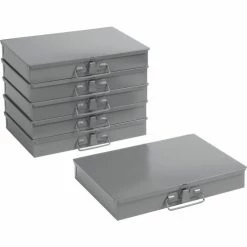 Durham Mfg. Durham Steel Scoop Compartment Box 202-95 - 24 Compartment, 13-3/8x9-1/4x2 - Pkg Qty 6 -Containers & Organizers Sales Store B481924 07