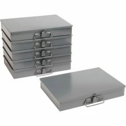 Durham Mfg. Durham Steel Scoop Compartment Box 211-95 - 12 Compartment, 13-3/8x9-1/4x2 - Pkg Qty 6 -Containers & Organizers Sales Store B481928 07