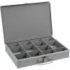 Durham Mfg. Durham Steel Scoop Compartment Box 215-95 - Adjustable Compartment, 13-3/8 x 9-1/4 x 2 - Pkg Qty 6