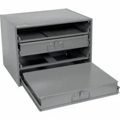 Durham Mfg. Durham Slide Rack 303-95 - For Large Compartment Storage Boxes - Fits Four Boxes -Containers & Organizers Sales Store B485447 03