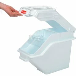 Rubbermaid® FG9G5700WHT, ProSave™ Storage Ingredient Bin, Polypropylene, 6.25 Gal., White -Containers & Organizers Sales Store B56184 04