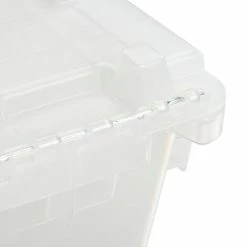ORBIS Flipak® Attached Lid Container FP03 - 11-13/16 x 9-13/16 x 7-11/16, Clear -Containers & Organizers Sales Store B649547 07