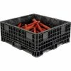 ORBIS Heavy-Duty BulkPak Container HDRS4548-19 - 48"L x 45"W x 19-5/16"H - Fixed Wall Black