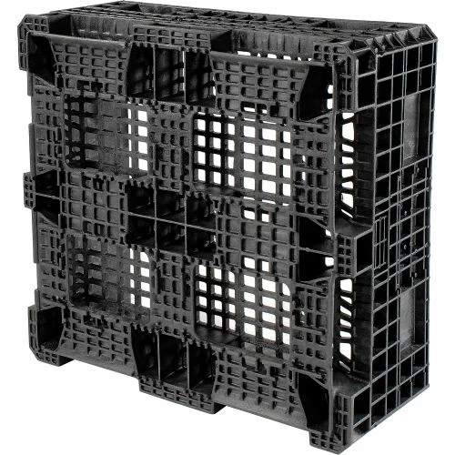 ORBIS Heavy-Duty BulkPak Container HDRS4548-19 - 48"L x 45"W x 19-5/16"H - Fixed Wall Black 4 ORBIS Heavy-Duty BulkPak Container HDRS4548-19 - 48"L x 45"W x 19-5/16"H - Fixed Wall Black - Image 4