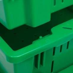 LEWISBins Stack-N-Nest Agricultural Container AF2013-6, 19-11/16"L x 13-1/8"W x 5-5/8"H, Green - Pkg Qty 10 13 LEWISBins Stack-N-Nest Agricultural Container AF2013-6, 19-11/16"L x 13-1/8"W x 5-5/8"H, Green - Pkg Qty 10 -Containers & Organizers Sales Store B649794 05