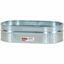 Steel Stock Tank 50130198 Shallow Round End Approximately 38 Gallon