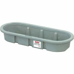 Poly Stock Tank 52110067GT 2'x1'x6' Shallow Round End 70 Gallon