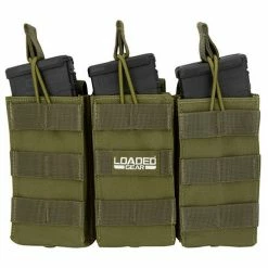 Barska Loaded Gear CX-200 Triple Magazine Pouch BI12276 - OD Green 10 Barska Loaded Gear CX-200 Triple Magazine Pouch BI12276 - OD Green -Containers & Organizers Sales Store BI12276 3
