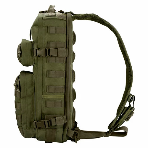 Barska Loaded Gear GX-300 Tactical Sling Backpack BI12326 21-1/2" x 13" x 2-1/2" OD Green 3 Barska Loaded Gear GX-300 Tactical Sling Backpack BI12326 21-1/2" x 13" x 2-1/2" OD Green - Image 3