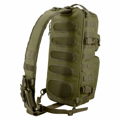 Barska Loaded Gear GX-300 Tactical Sling Backpack BI12326 21-1/2" x 13" x 2-1/2" OD Green 4 Barska Loaded Gear GX-300 Tactical Sling Backpack BI12326 21-1/2" x 13" x 2-1/2" OD Green - Image 4