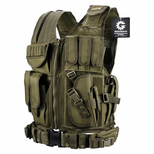 Barska Loaded Gear VX-200 Tactical Right Hand Vest BI12332 - OD Green 1 Barska Loaded Gear VX-200 Tactical Right Hand Vest BI12332 - OD Green