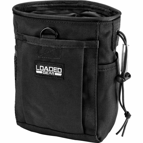 Barska BI12624 Loaded Gear CX-700 Drawstring Dump Pouch, Black 1 Barska BI12624 Loaded Gear CX-700 Drawstring Dump Pouch, Black