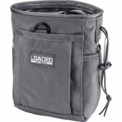 Barska BI12628 Loaded Gear CX-700 Drawstring Dump Pouch, Gray