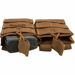 Barska BI13002 Loaded Gear CX-850 Double Mag Pouch, Tan -Containers & Organizers Sales Store BI13002 5