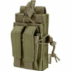 Barska BI13016 Loaded Gear CX-950 Dual Stacked Rifle/Handgun Mag Pouch, Green
