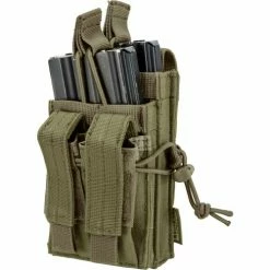 Barska BI13016 Loaded Gear CX-950 Dual Stacked Rifle/Handgun Mag Pouch, Green -Containers & Organizers Sales Store BI13016 5