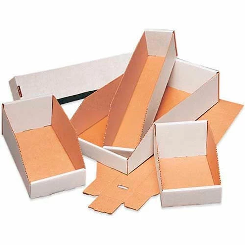 2" x 9" x 4-1/2" Open Top Corrugated Bin Boxes - Pkg Qty 25 1 2" x 9" x 4-1/2" Open Top Corrugated Bin Boxes - Pkg Qty 25
