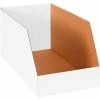 Global Industrial™ Jumbo Open Top Corrugated Bin Boxes, 12"Wx24"Dx12"H, White - Pkg Qty 50
