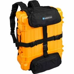 B&W Back Pack Harness System For Type 5000 Outdoor Cases 11"L x 3"W x 17"H, Black
