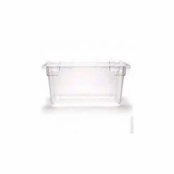 Cambro 12189CW135 - Food Storage Container, 12x18x9, 4.75 Gallon Capacity, Clear - Pkg Qty 6