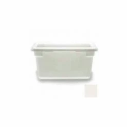 Cambro 12189P148 - Food Storage Container, 12x18x9, 4.75 Gallon Capacity, Natural White - Pkg Qty 6