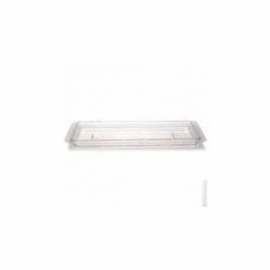 Cambro 1218CCW135 - Camwear Cover, Food Storage, Flat, 12" x 18", Clear, Polycarbonate, NSF - Pkg Qty 6