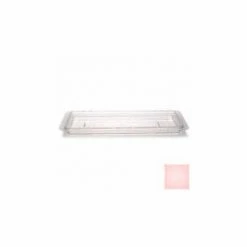 Cambro 1218CCW467 - Camwear Cover, Food Storage, Flat, 12" x 18", Safety Red, Polycarbonate - Pkg Qty 6