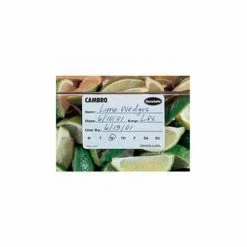 Cambro 1252SLB250 - Food Rotation Label, 1-1/4" x 2", Biodegradable, White