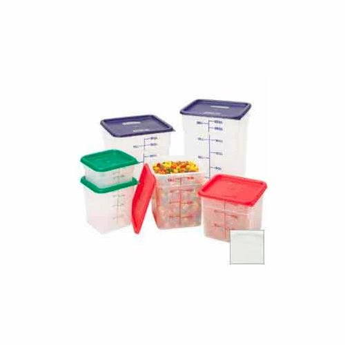 Cambro 12SFSPP190 - Square Food Container, w/Handles, 12 Quart, 11-1/4x12-1/4x8-3/4, Translucent - Pkg Qty 6 1 Cambro 12SFSPP190 - Square Food Container, w/Handles, 12 Quart, 11-1/4x12-1/4x8-3/4, Translucent - Pkg Qty 6