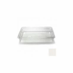 Cambro 14CW148 - Camwear Food Pan, Plastic, Full Size, 4" Deep, Polycarbonate, White, NSF - Pkg Qty 6