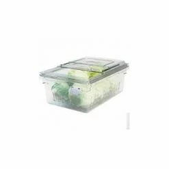 Cambro 18268CLRKIT135 - Colander Kit, Colander, 18 x 26 x 9 Food Storage Box, Sliding Lid, Clear