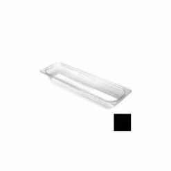 Cambro 22LPCW110 - Camwear Food Pan, 1/2 Size Long, 2-1/2" Deep, Polycarbonate, Black, NSF - Pkg Qty 6