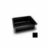 Cambro 24CW110 - Camwear Food Pan, 1/2 Size, 4" Deep, Polycarbonate, Black, NSF - Pkg Qty 6