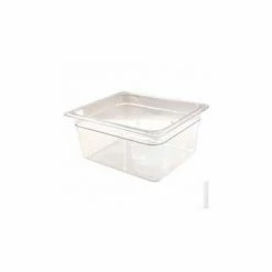 Cambro 26CW135 - Camwear Food Pan, 1/2 Size, 6" Deep, Polycarbonate, Clear, NSF - Pkg Qty 6
