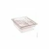 Cambro 30CWCHN135 - Camwear Food Pan Cover, 1/3 Size, Notched, With Handle, Polycarbonate, Clear - Pkg Qty 6