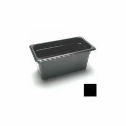 Cambro 36CW110 - Camwear Food Pan, 1/3 Size, 6" Deep, Polycarbonate, Black, NSF - Pkg Qty 6