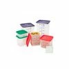 Cambro 4SFSPP190 - Camsquare Food Container, 4 Qt., 7-1/4x7-1/4x7-3/8, Translucent, Green Gradation - Pkg Qty 6