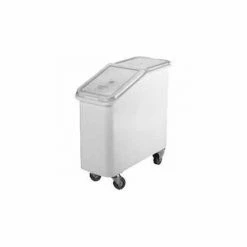 Cambro-IBS20148, Mobile Ingredient Bin w/Lid, Polyethylene, 21 Gal., White