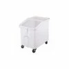 Cambro IBS37148-Mobile Ingredient Bin w/Lid, Polyethlene, 37 Gal, White