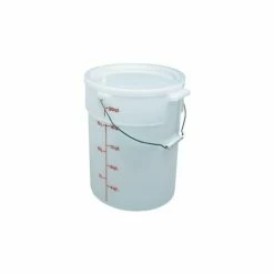 Cambro PWB22148 - Pail With Bail 22qt, White - Pkg Qty 6