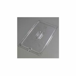 Carlisle 10211U07 - Topnotch® Universal Handled Notched Lid 20-3/4" x 12-3/4", Clear - Pkg Qty 6